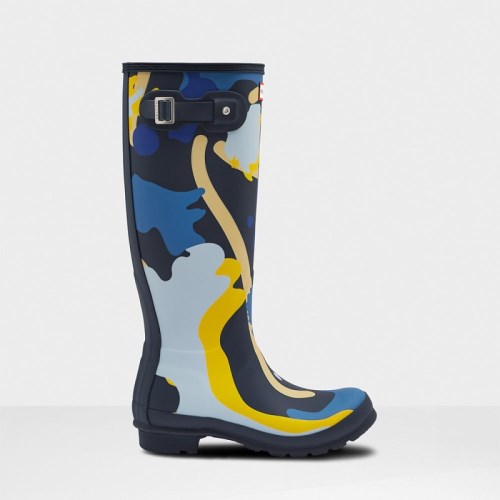 Hunter Original Rockpool Camo Tall Wellies (H984A) Ireland